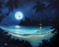 Rob Kaz Art Rob Kaz Art Moonlight Lagoon (AP)